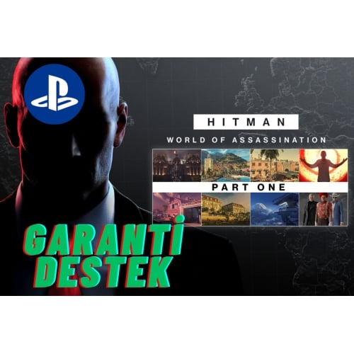  HİTMAN 3 WORLD OF ASSASSİNATİON PART 1 PS4-PS5 - 100 MEMNUNİYET